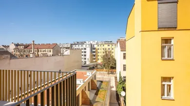 Schlafzimmer mit Gartenweitblick