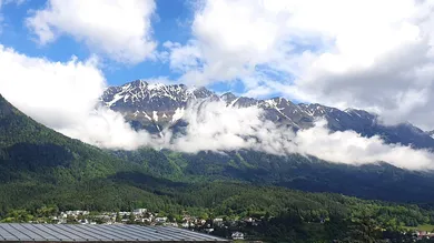 Aussicht vom Balkon