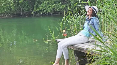 Genießen am eigenen Steg