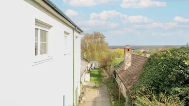 Blick vom Balkon