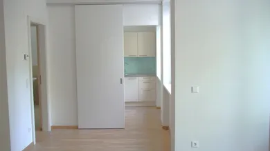 Wohnzimmer mit Küche