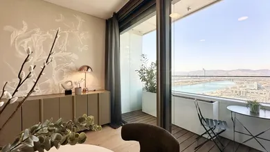 Wohnbereich mit Balkon