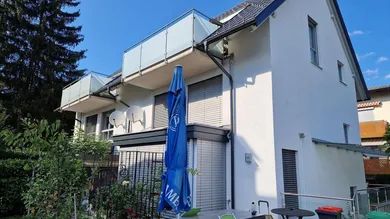 Blick vom Garten aus