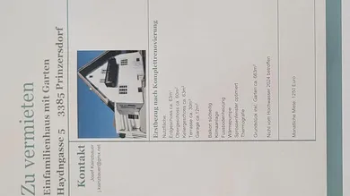 Einfamilienhaus mit Garten