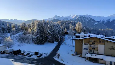 Blick auf die Zufahrt