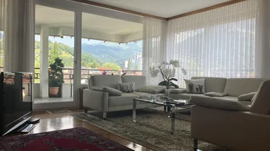 Wohnzimmer mit Panoramablick