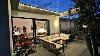 Terrasse Abend