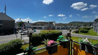 Ausblick Balkon