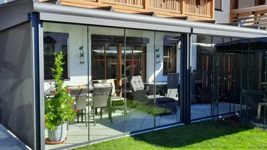 Haus - Wintergarten Außenansicht