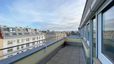 Balkon mit Aussicht Richtung Südosten