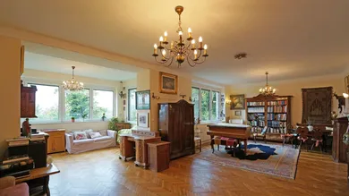 Wohnzimmer und Veranda