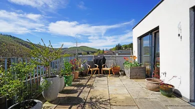 Dachterrasse nach Westen