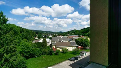 Ausblick vom Wohnzimmer
