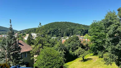 Loggia mit Grünblick