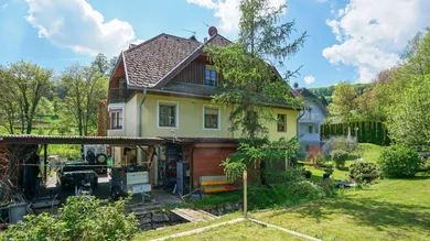 gartenseitige Hausansicht