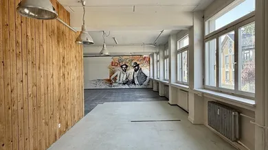 Lange Fensterfront
