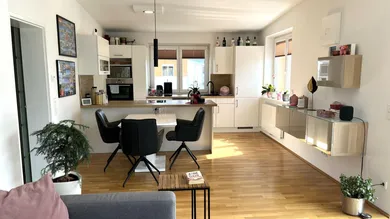 Wohnbereich mit Küche