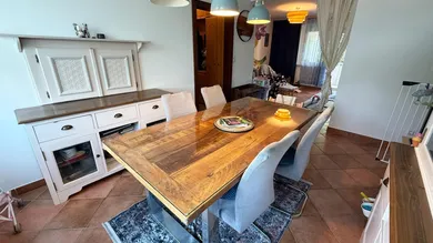 Essbereich im großen Wohnzimmer