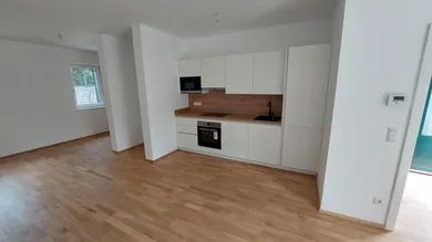 Wohnzimmer mit Küchenzeile