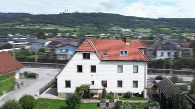 Aussenaufnahme Rückseite des Hauses