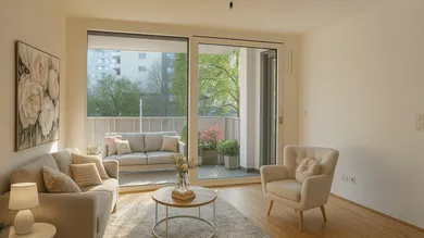 Wohnzimmer, Loggia