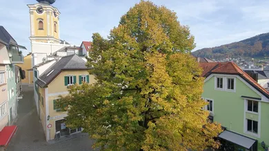 Rinnholzplatz mit Stadtpfarrkirche