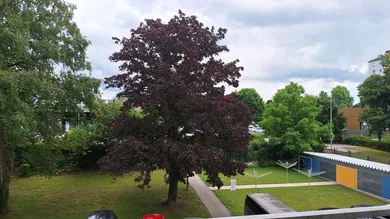 Garten unterhalb der Wohnung