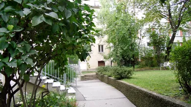 Gemeinschaftsgarten im Innenhof