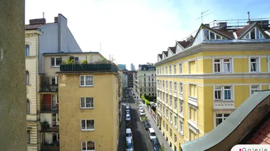 Blick aus der Wohnung