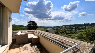 Terrasse mit Fernblick