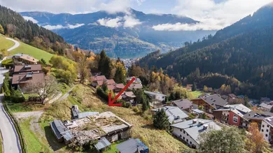 Zell-am-See-Schmitten-Ski-See-Berge-Grundstück-Talblick-Zeller-See