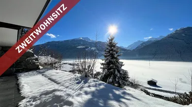 Kitzbühel-Pinzgau-Alpen-Ski-Panorama-Berge-Gebäude-Terrasse-Zweitwohnsitz