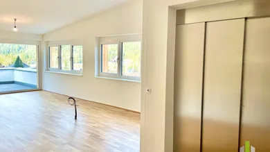 mit dem Lift ins Penthouse