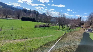 Grundstück Blick südwest