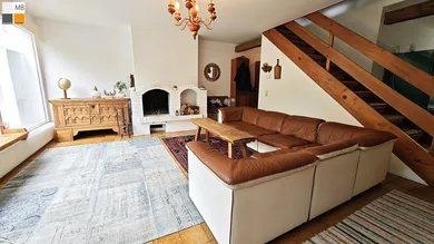Blick zum Kamin