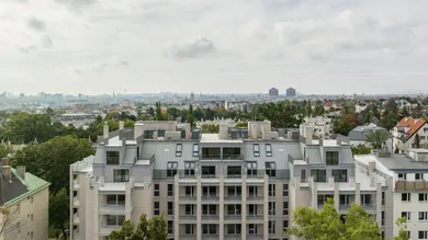 Obersteinergasse mit Stadtblick