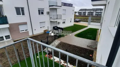 Blick vom Balkon