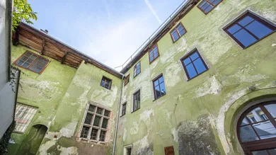 9teiliges gotisches Fenster