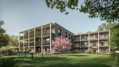 Rendering Hausansicht von vorne
