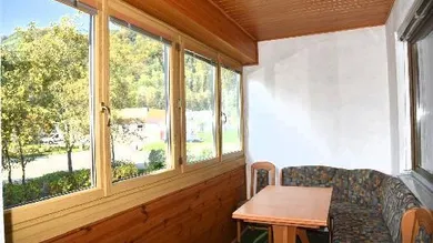 Loggia mit nachmittags- und Abendsonne