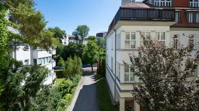 Blick aus dem Wohnzimmer
