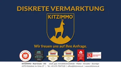 KITZIMMO-diskrete Vermarktung von exklusiven Immobilien im Bezirk Kitzbühel.