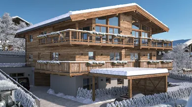 KITZIMMO-Exklusives Neubau-Penthouse mit Ski/in-Ski/out - Immobilien Kirchberg.