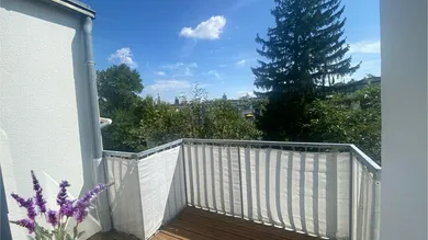 Balkon im Dachgeschoss