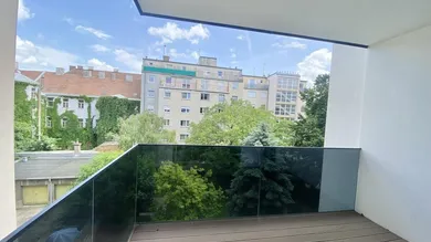 Balkon mit Aussicht