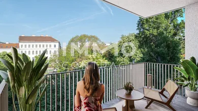 Herbst Balkon
