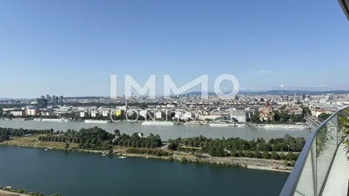 Ausblick Neue Donau, City