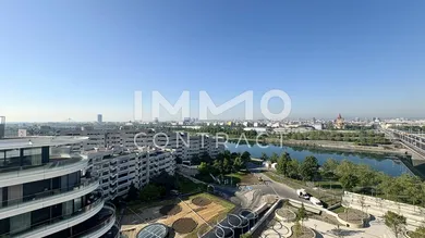 Ausblick Neue Donau, City