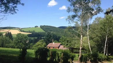 Blick aufs Haus