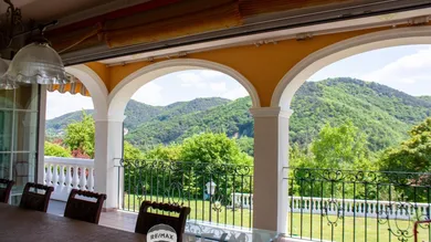 Ausblick vom Speisezimmer